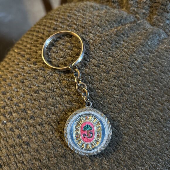 Spoontiques Other - Vintage Spoontiques Pewter Keychain Bald Head Island Key Fob